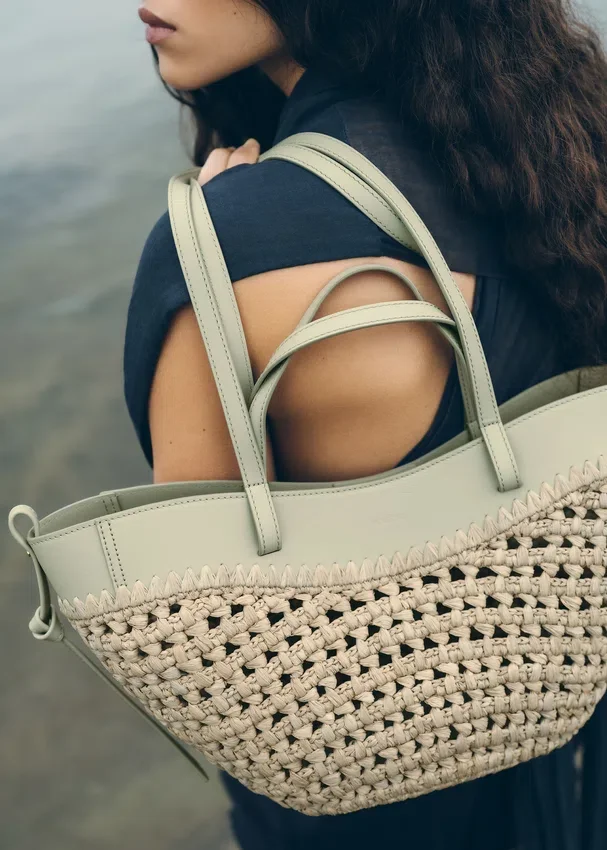 Cyme Mini-Edition Raffia-Lorbeer