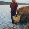 Cyme Tote Edition, strukturiert, rauchiges Olivgrün