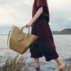 Cyme Tote Edition, strukturiert, rauchiges Olivgrün