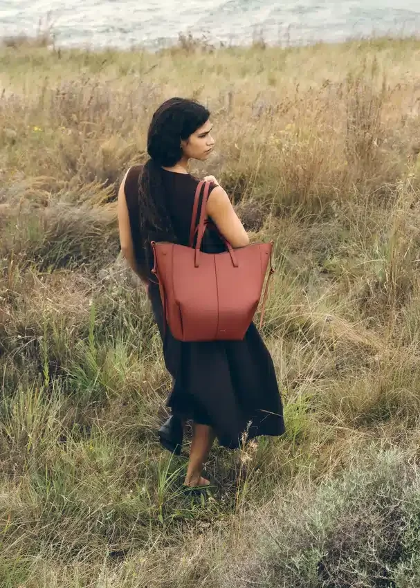 Cyme Tote Edition, strukturiertes Terrakotta