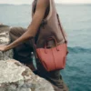 Cyme Tote Nano Edition, strukturiertes Terrakotta