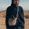 Cyme Tote Nano Edition Textured Taupe