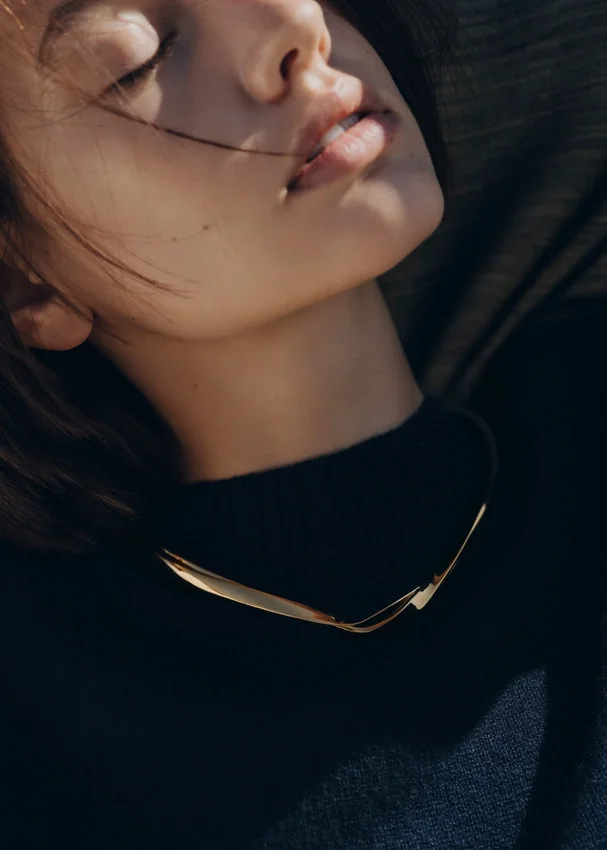 Éole-Halskette Edition vergoldet