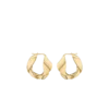 Éole Wavy Hoop Ohrringe Edition vergoldet