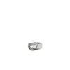 Ormé-Ring Edition Silber, rhodiniert, mit taupefarbenem Leder