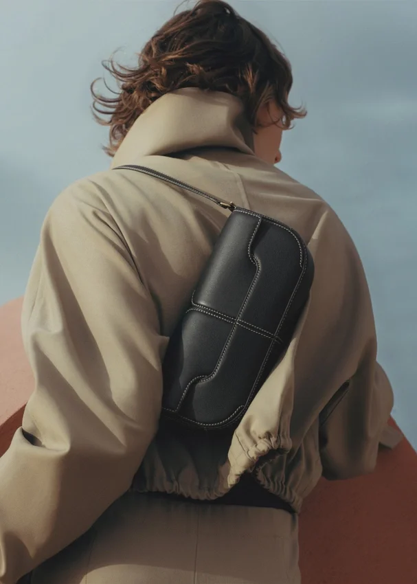 Osmo Edition Glatt Schwarz mit Ecru-Nähten
