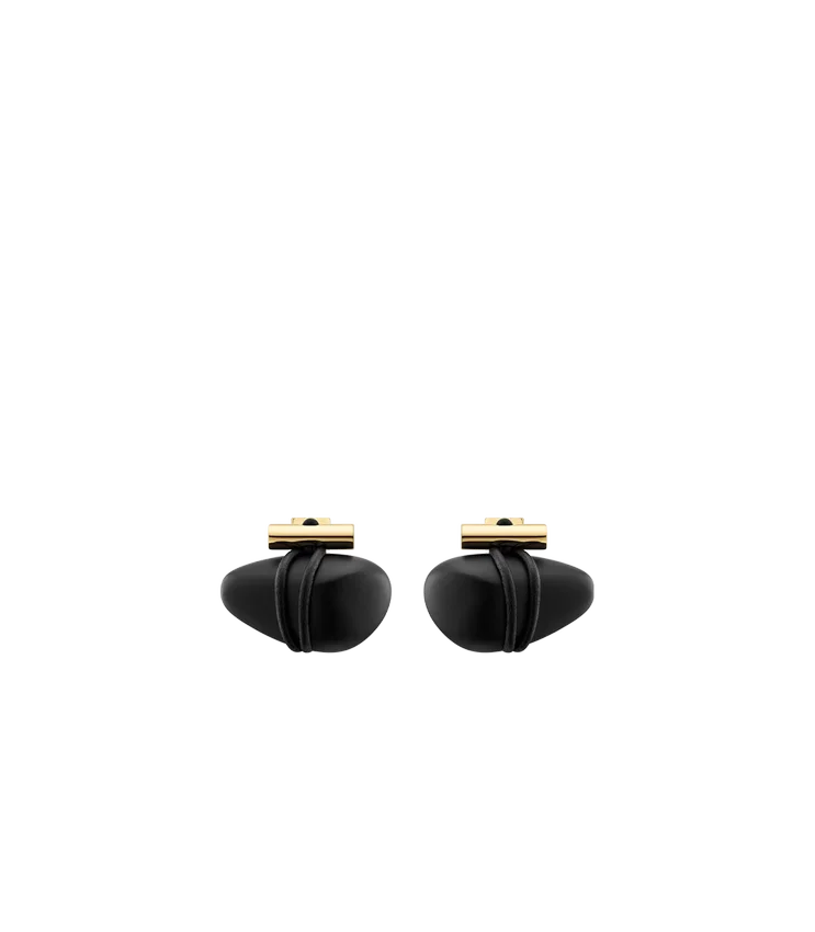 Téré Ohrstecker Edition Schwarzer Marmor